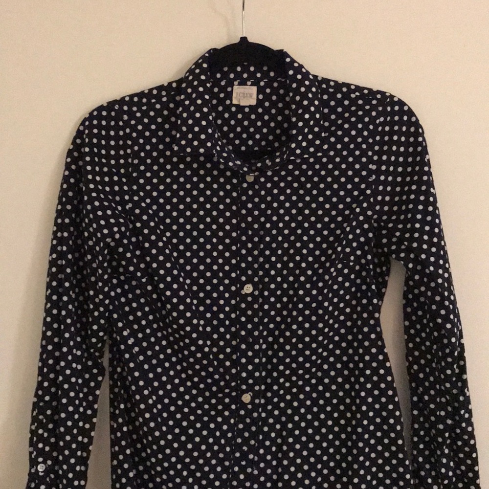 Polka Dot Button Down